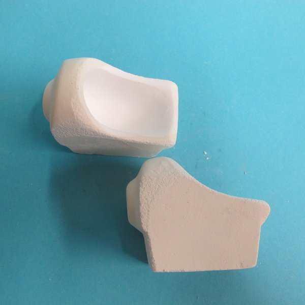 1 x Keramikmulde Krupp Centocast C2 (Keramik für Stahl), mit Innenbeschichtung