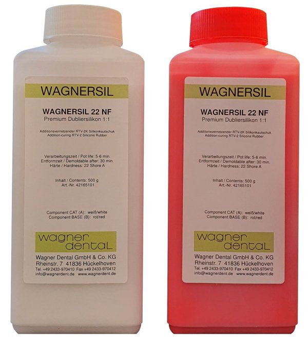 WAGNERSIL® 22 NF Premium Duplicating silicone  2x0,5kg (1 kg)