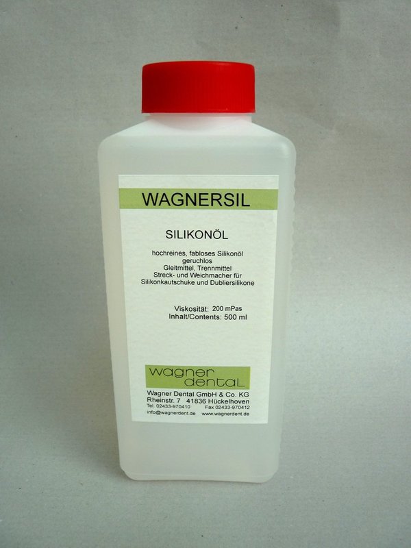 WAGNERSIL® S200 hochreines dünnflüssiges Silikonöl 500 ml